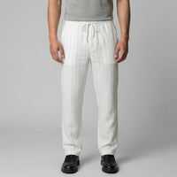 Colton Striped Linen Pants