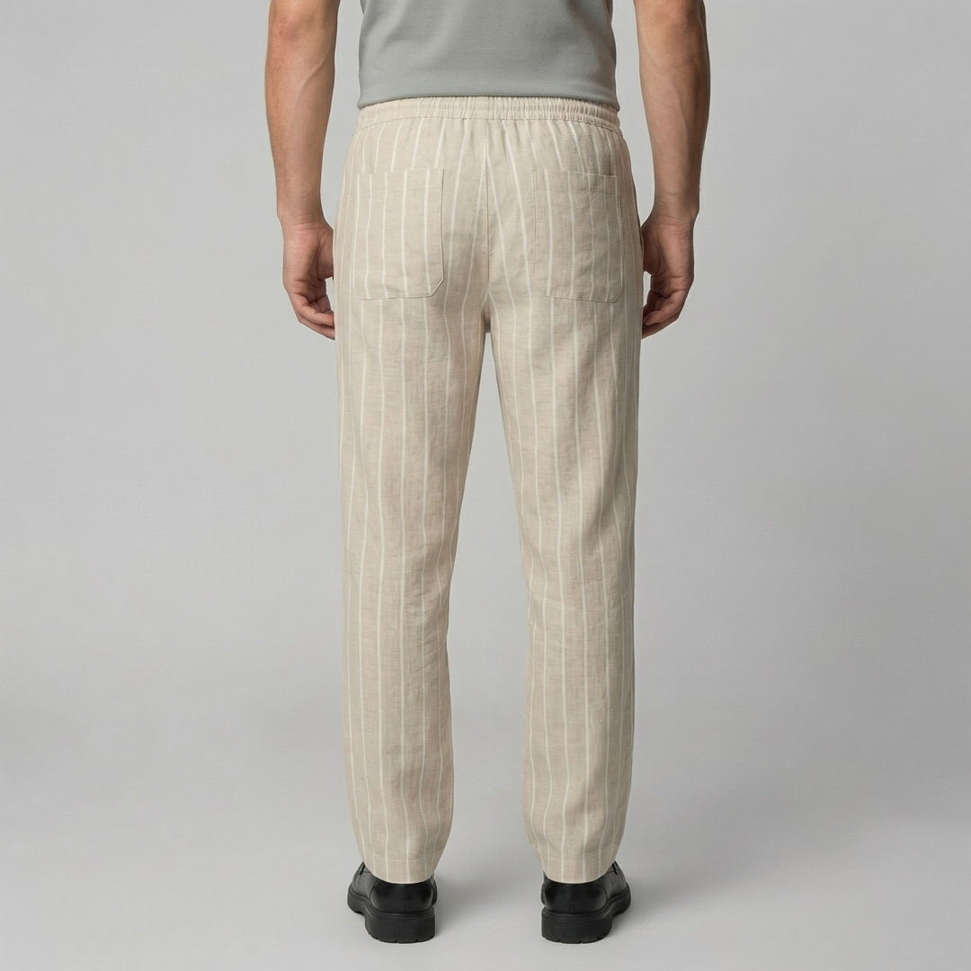 Colton Striped Linen Pants