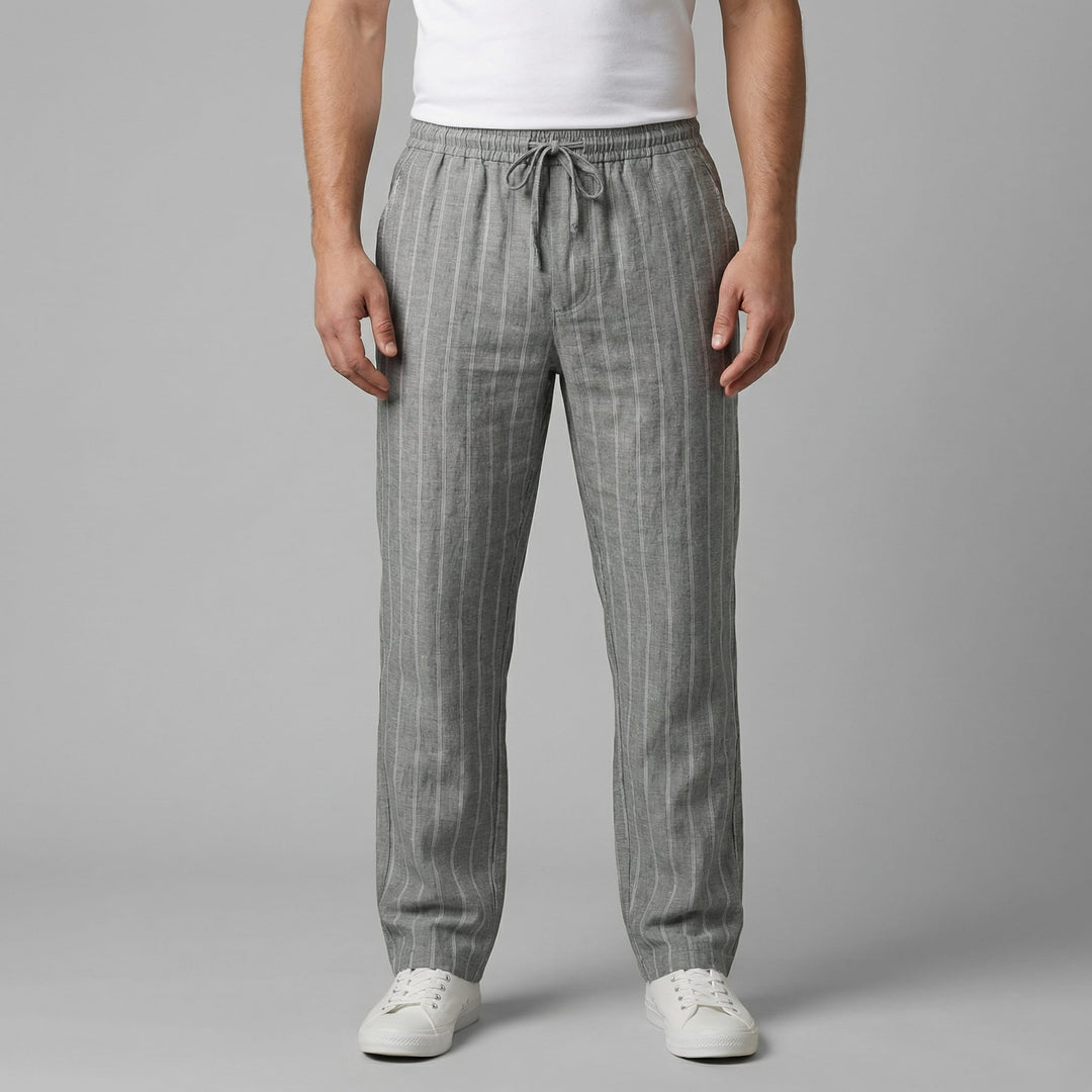 Colton Striped Linen Pants