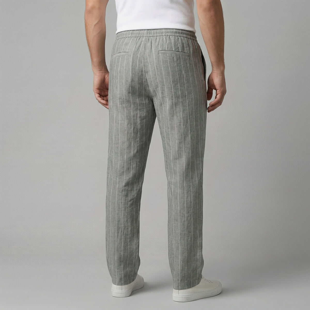 Colton Striped Linen Pants