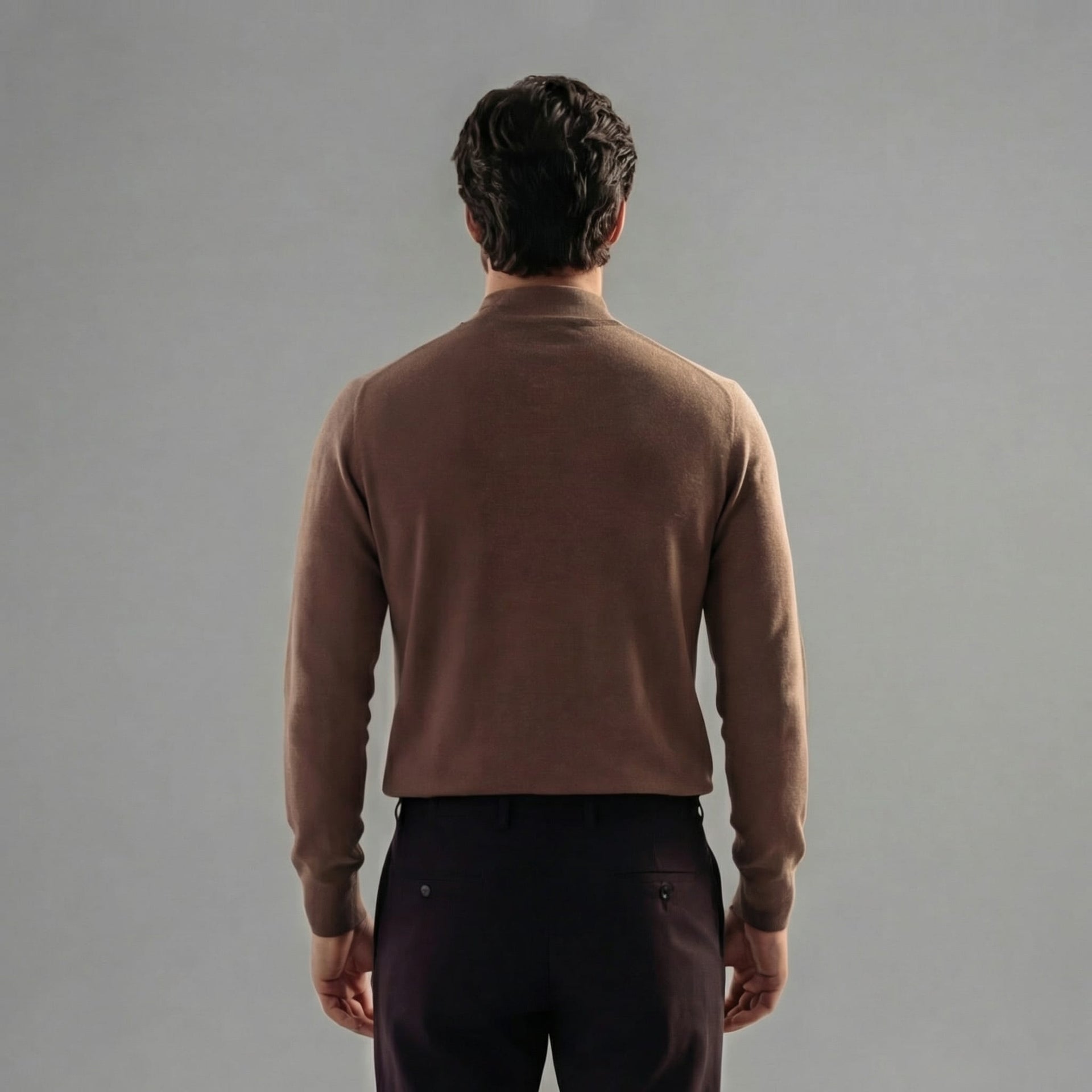 Huxley Wool Blend Mock Neck Sweater