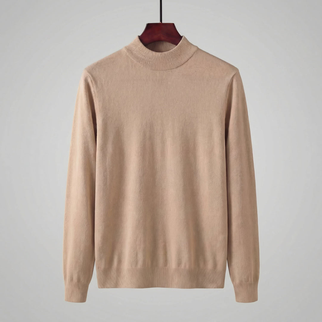 Huxley Wool Blend Mock Neck Sweater