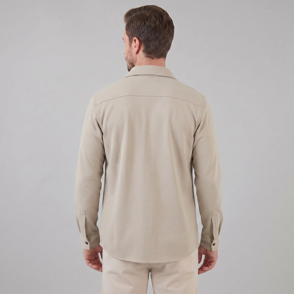 Keller Brushed Cotton Blend Overshirt_11