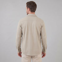 Keller Brushed Cotton Blend Overshirt