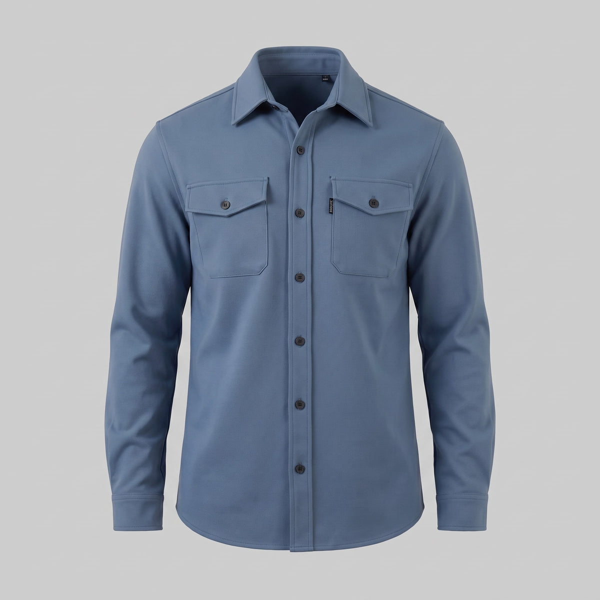 Keller Brushed Cotton Blend Overshirt
