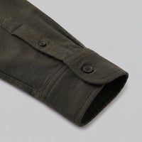 Keller Brushed Cotton Blend Overshirt