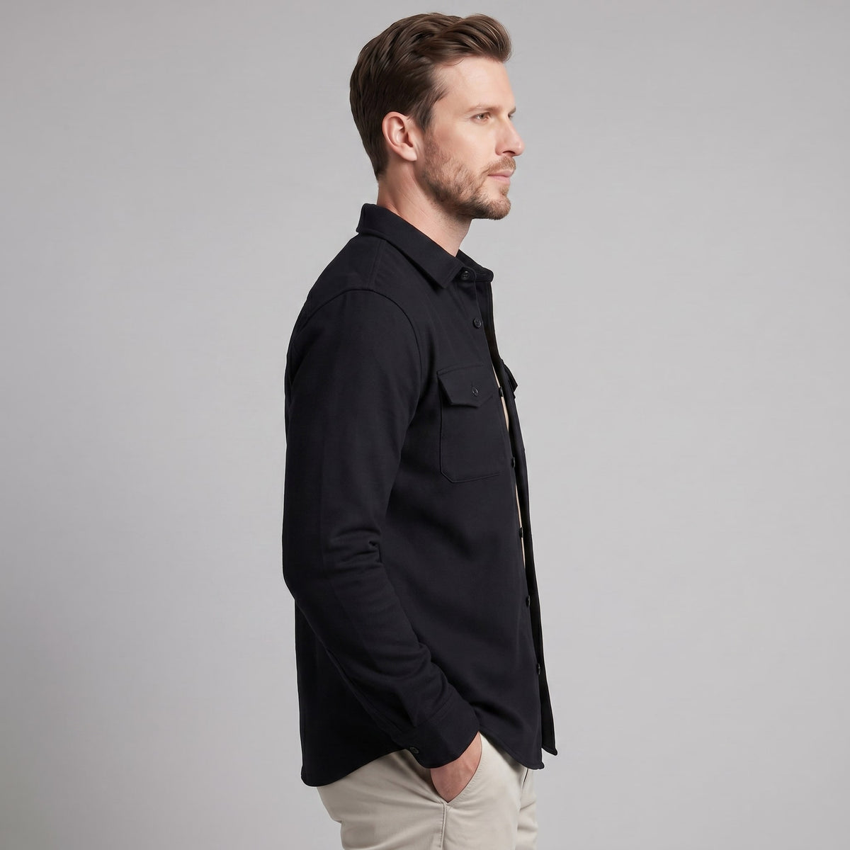 Keller Brushed Cotton Blend Overshirt_24