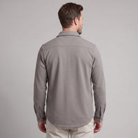 Keller Brushed Cotton Blend Overshirt