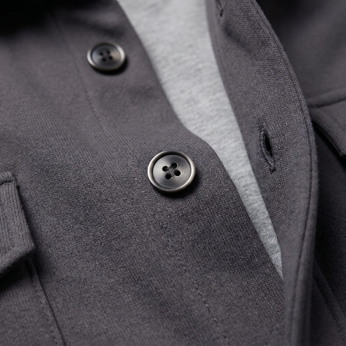 Keller Brushed Cotton Blend Overshirt