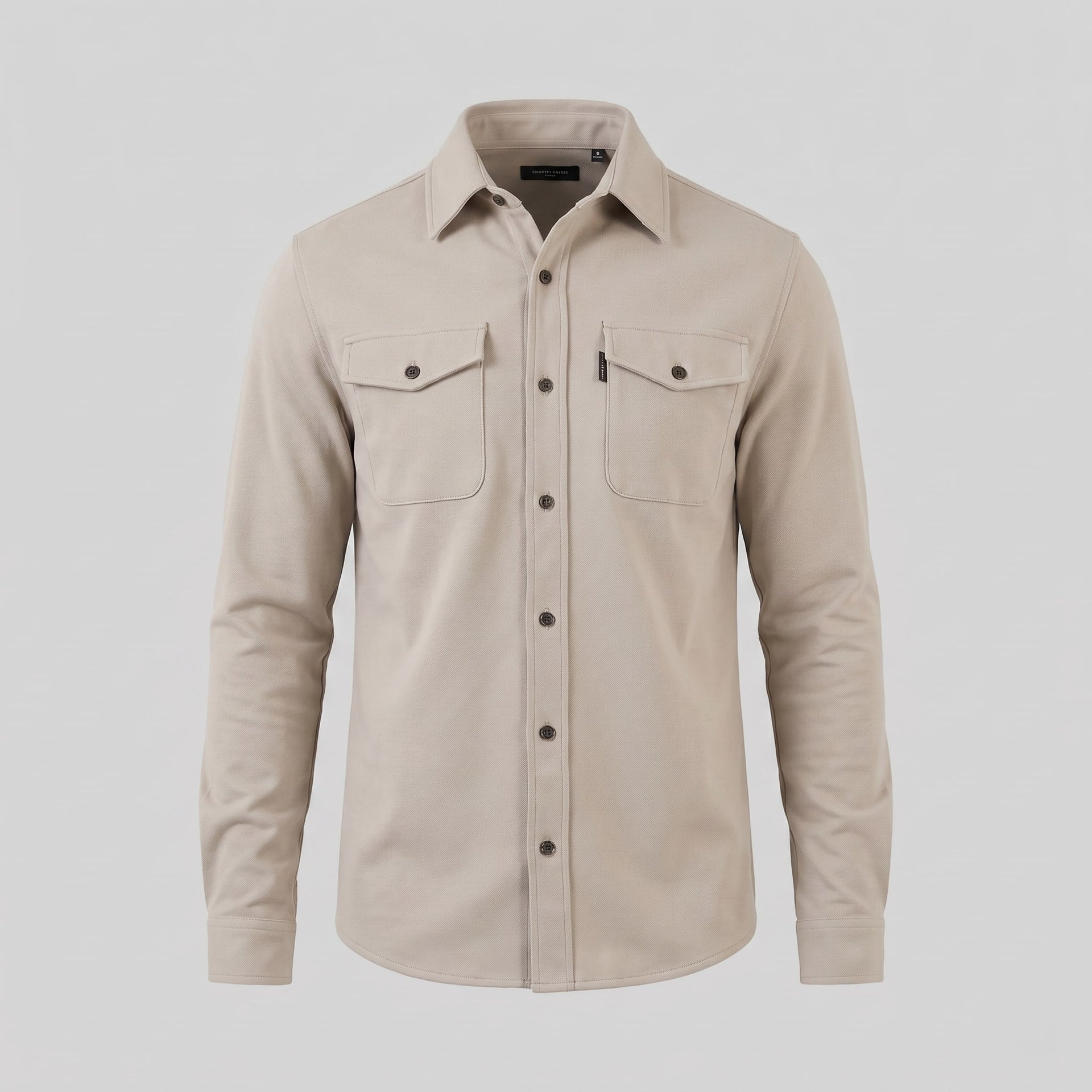 Keller Brushed Cotton Blend Overshirt