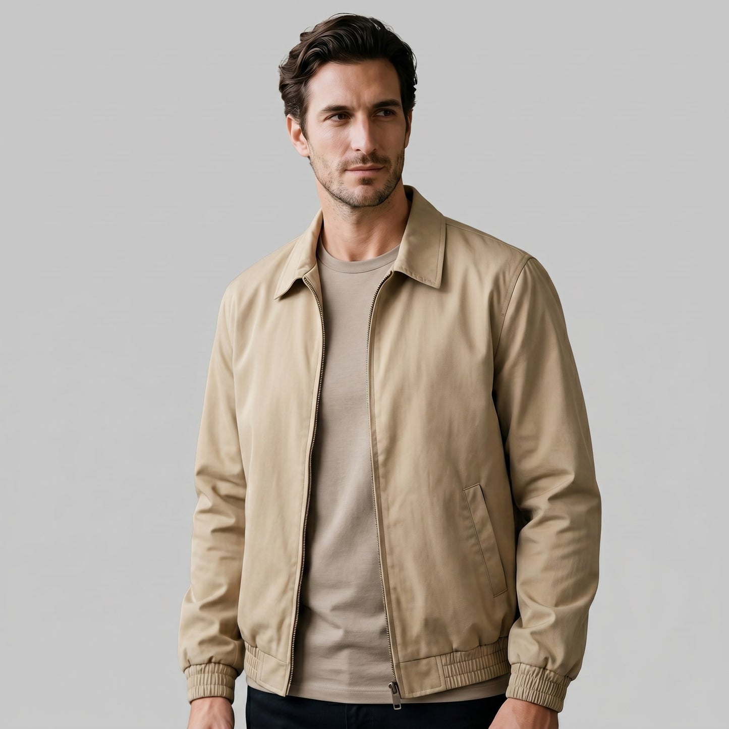 Kellogg Zip Front Harrington Jacket_11