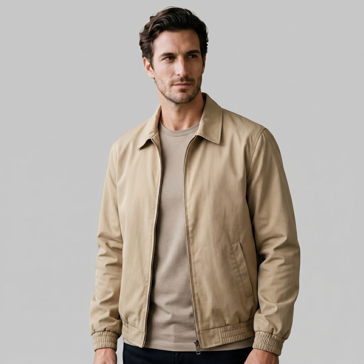 Kellogg Zip Front Harrington Jacket