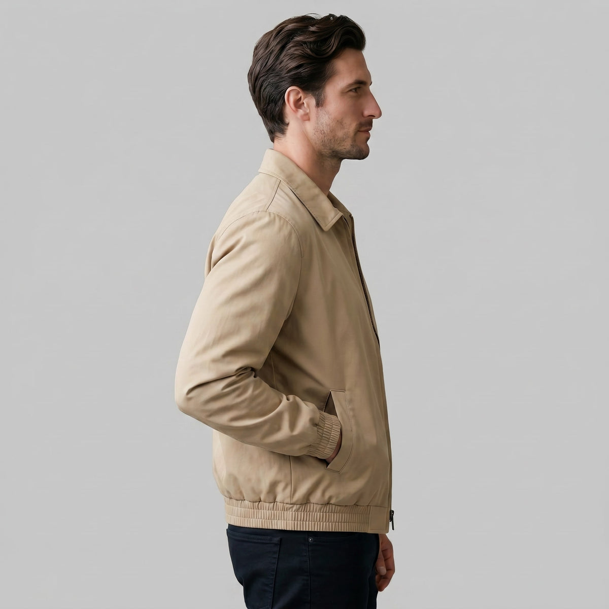 Kellogg Zip Front Harrington Jacket
