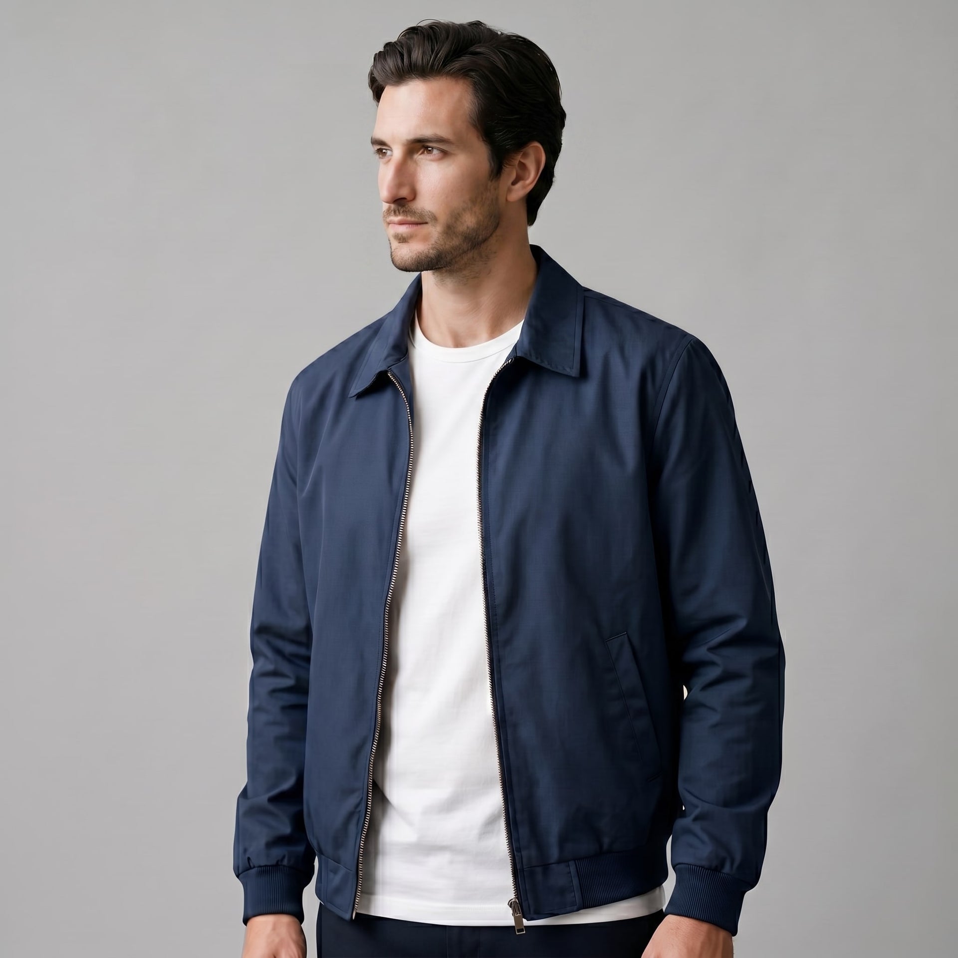 Kellogg Zip Front Harrington Jacket