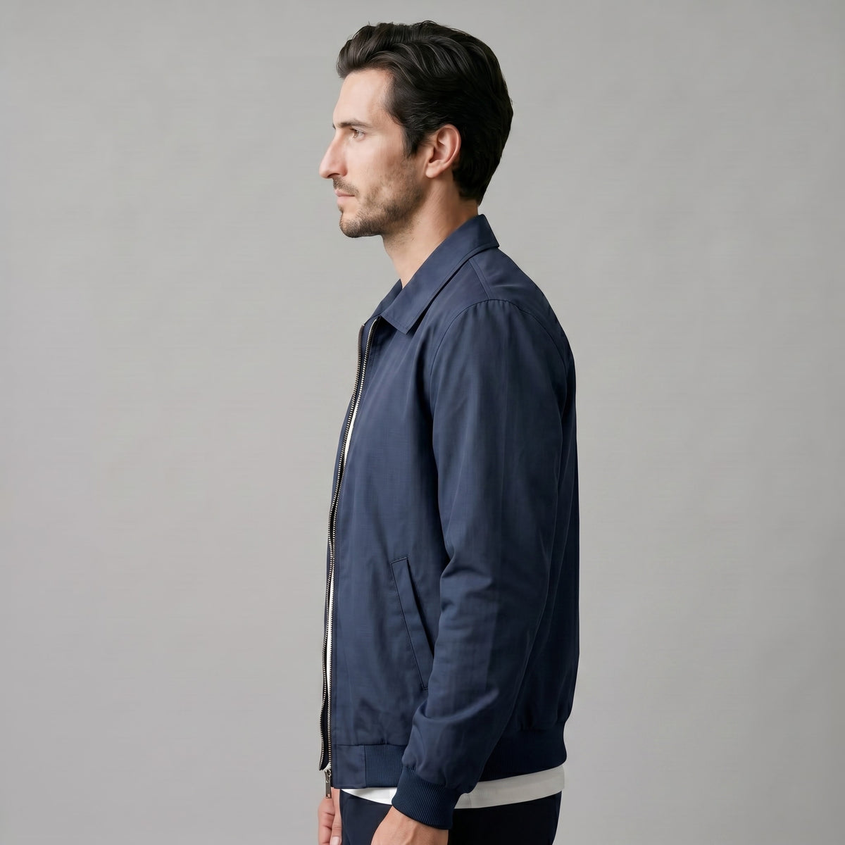 Kellogg Zip Front Harrington Jacket