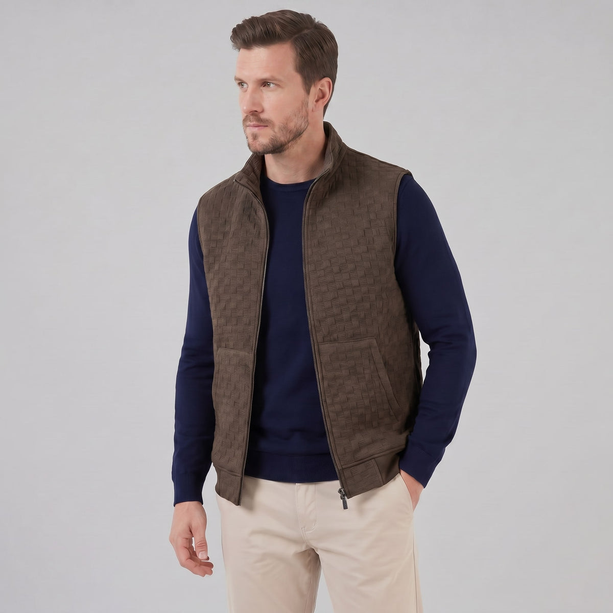 Kendall Textured Knit Vest