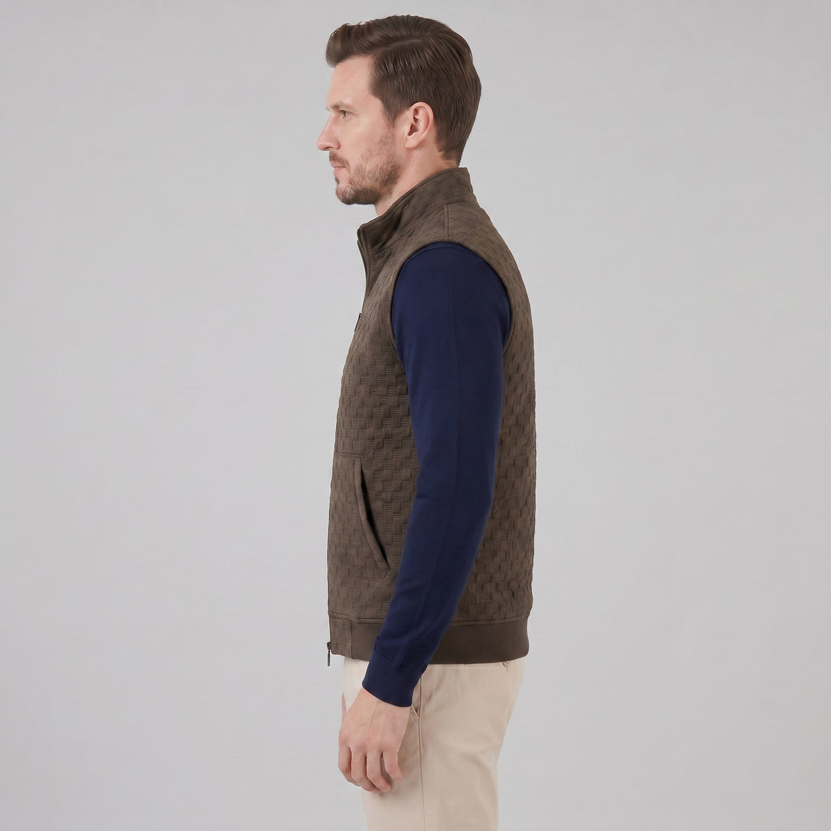 Kendall Textured Knit Vest