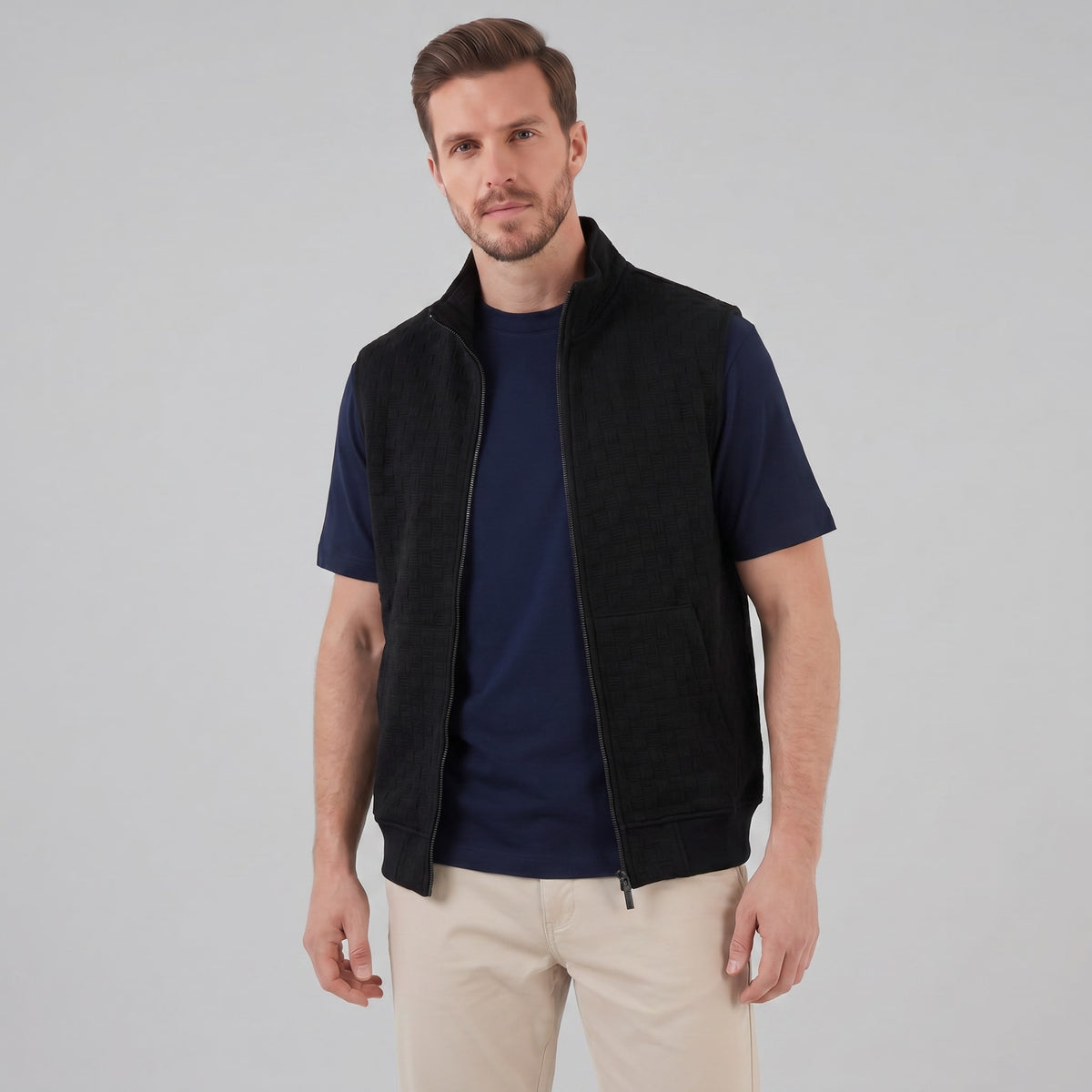 Kendall Textured Knit Vest_16