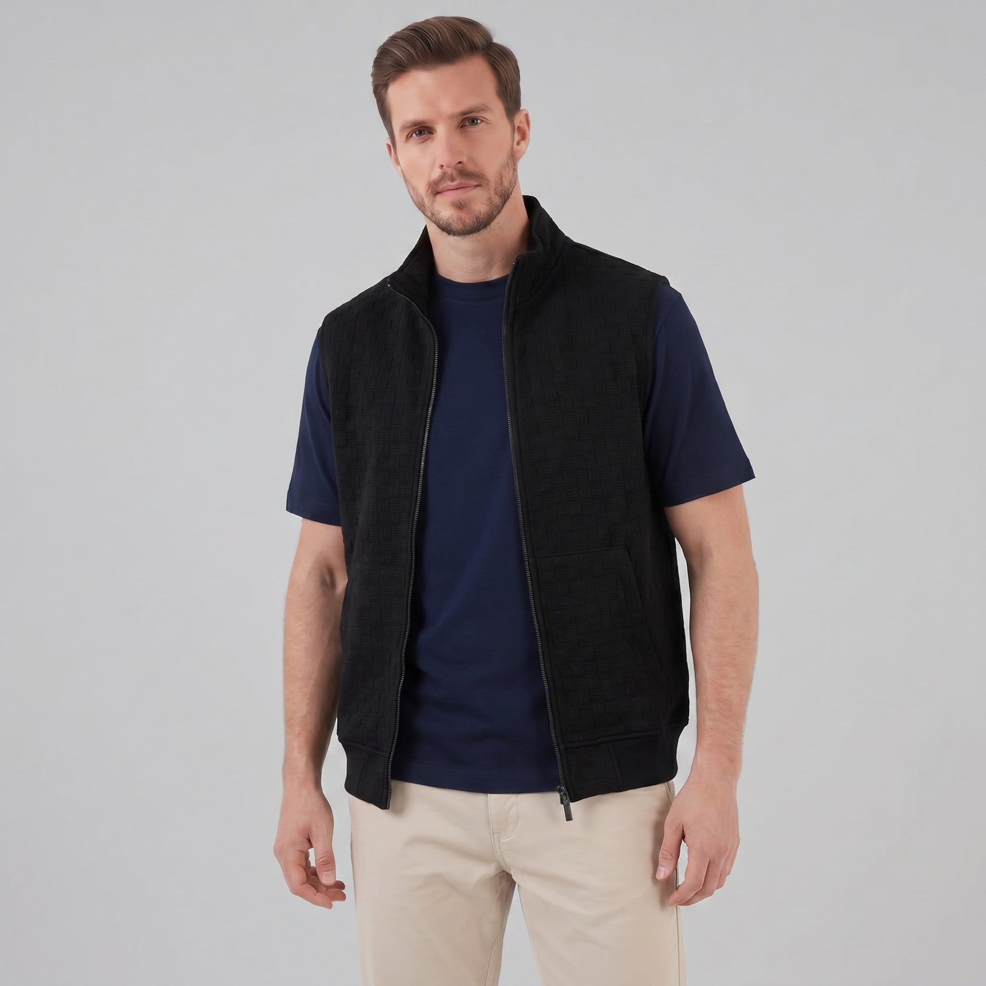 Kendall Textured Knit Vest