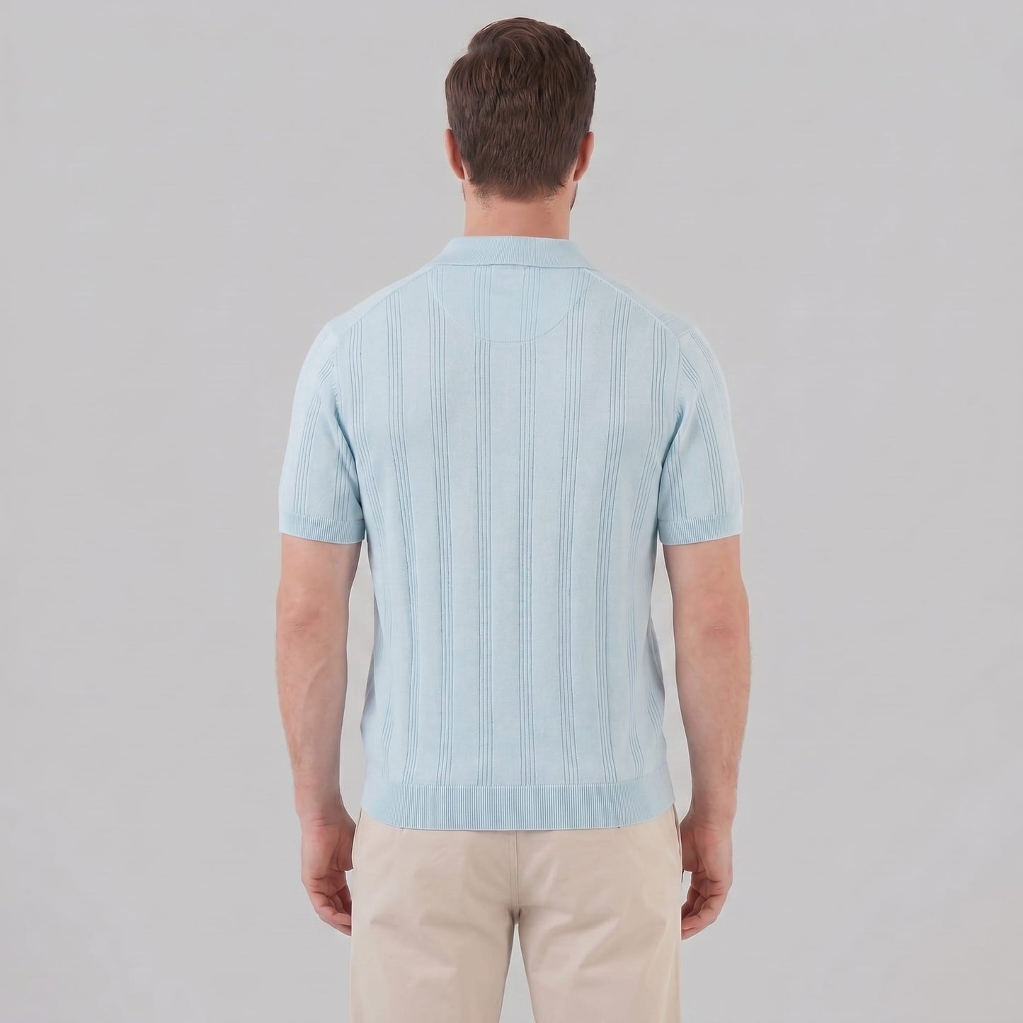 Adler Vertical Stripe Knit Polo_13