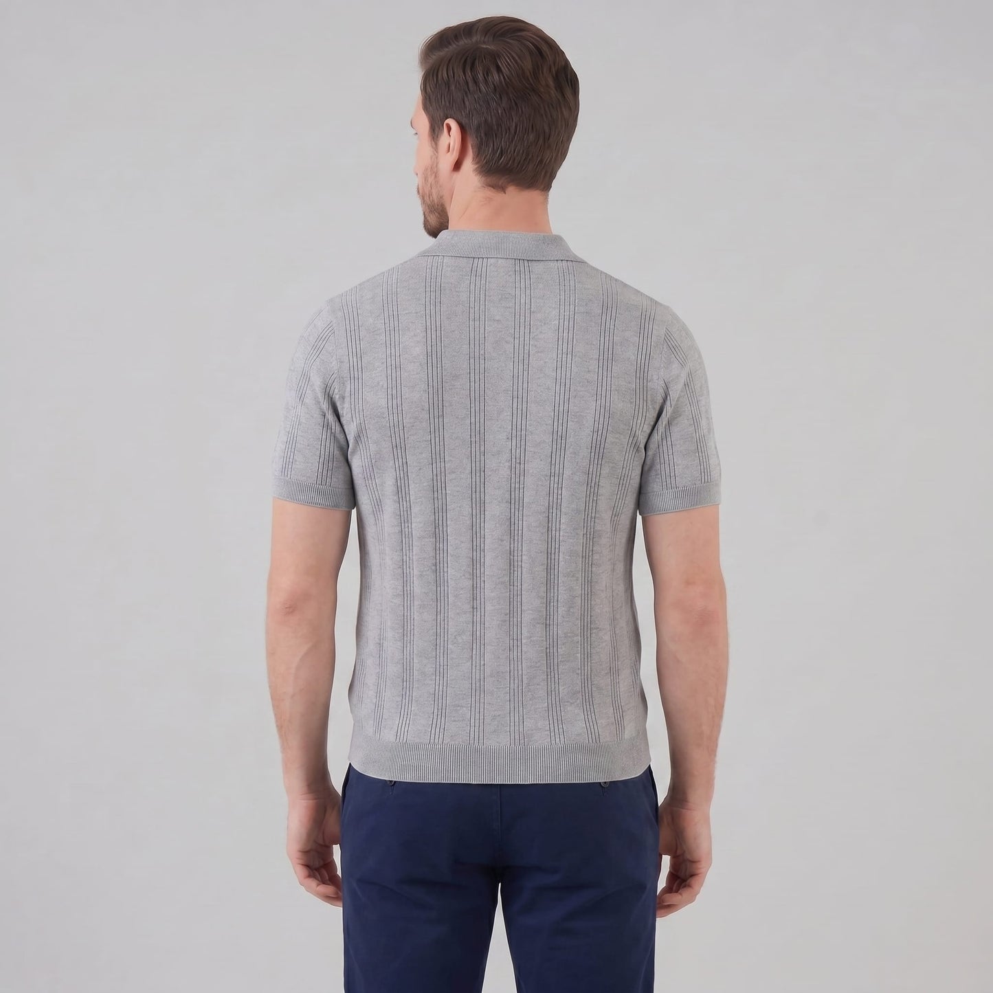Adler Vertical Stripe Knit Polo_3