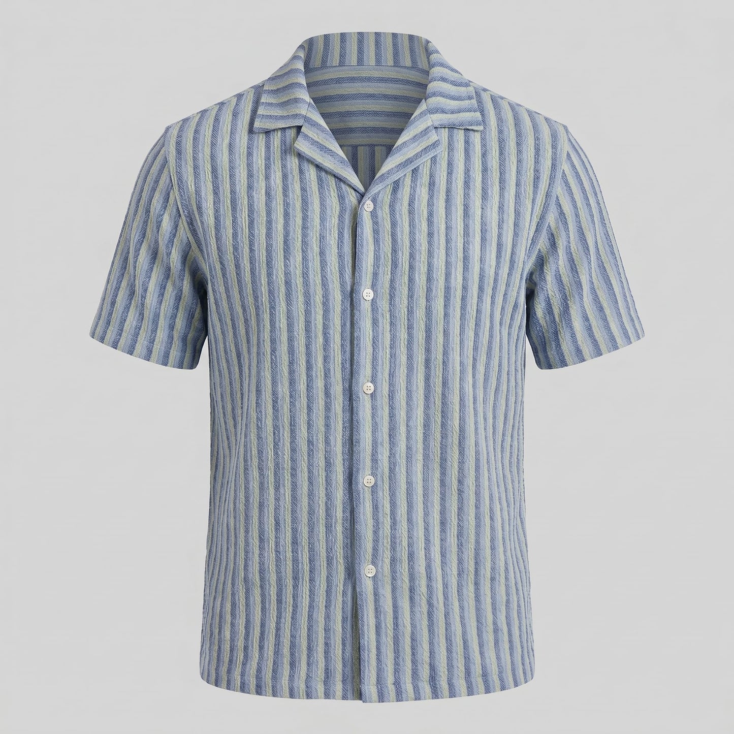 Orion Striped Knit Camp Collar Shirt_6