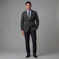 Grayson Retro Herringbone Blazer