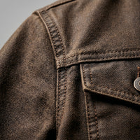 Kenyon Distressed Trucker Jacket