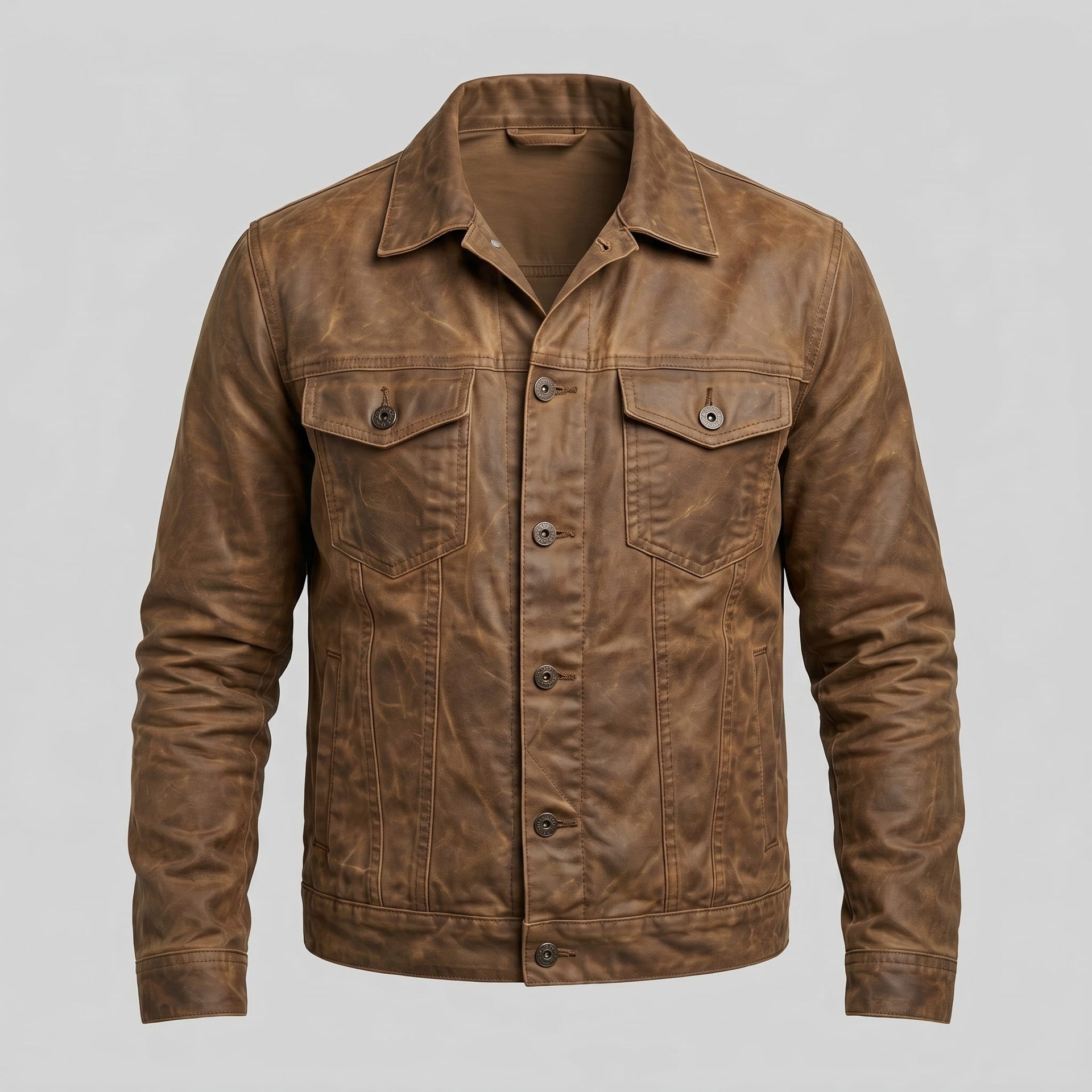 Kenyon Distressed Trucker Jacket