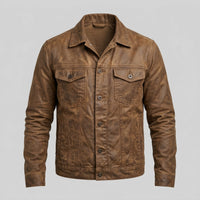 Kenyon Distressed Trucker Jacket