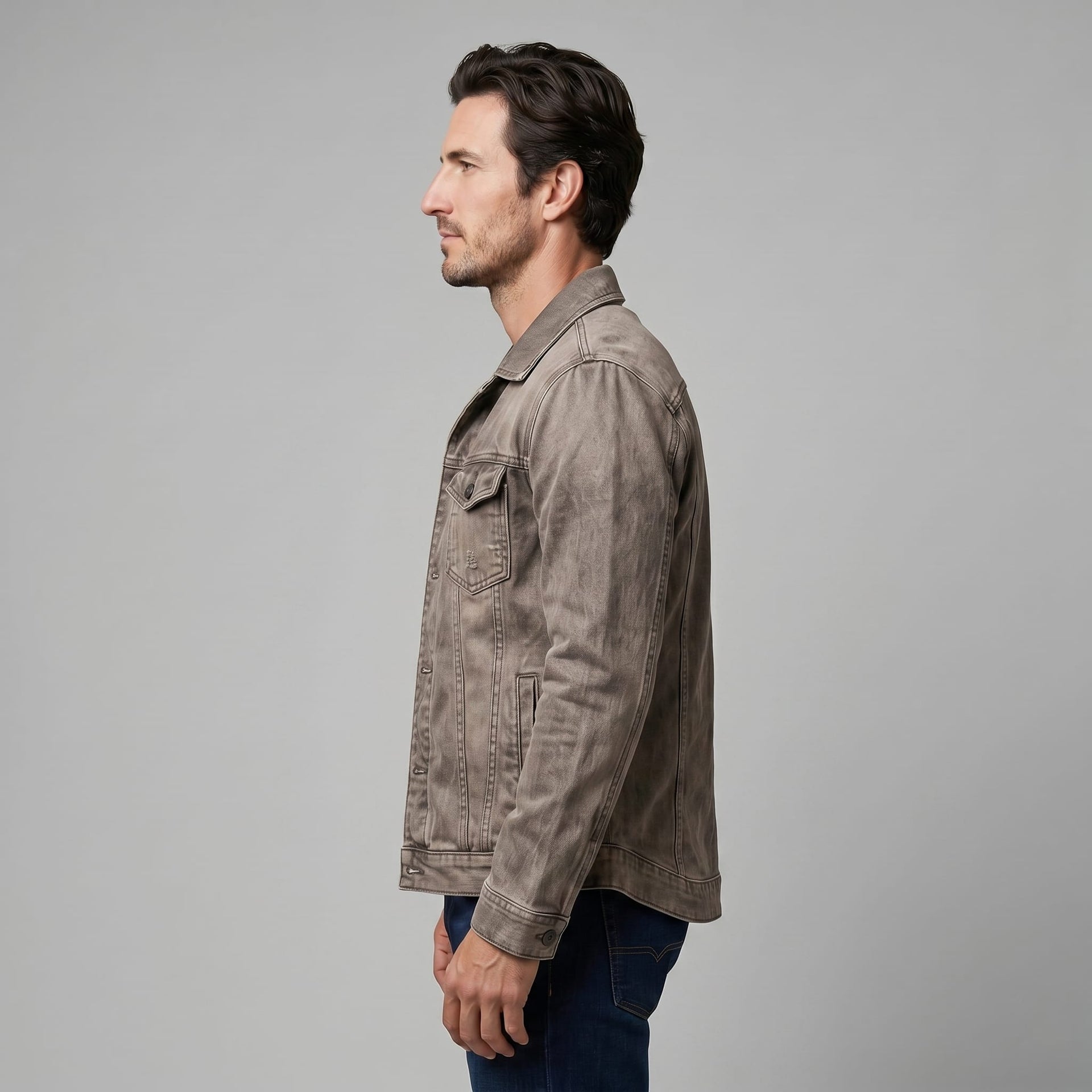 Kenyon Distressed Trucker Jacket