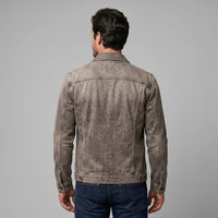 Kenyon Distressed Trucker Jacket