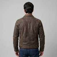 Kenyon Distressed Trucker Jacket