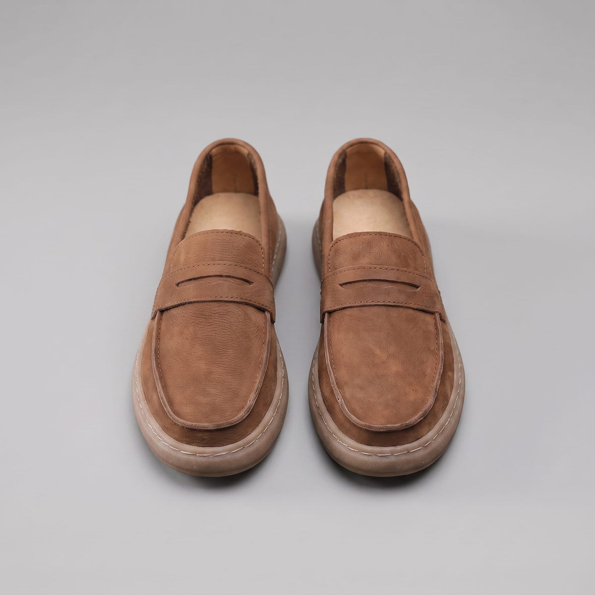 Roberts Distressed Penny Loafers_15