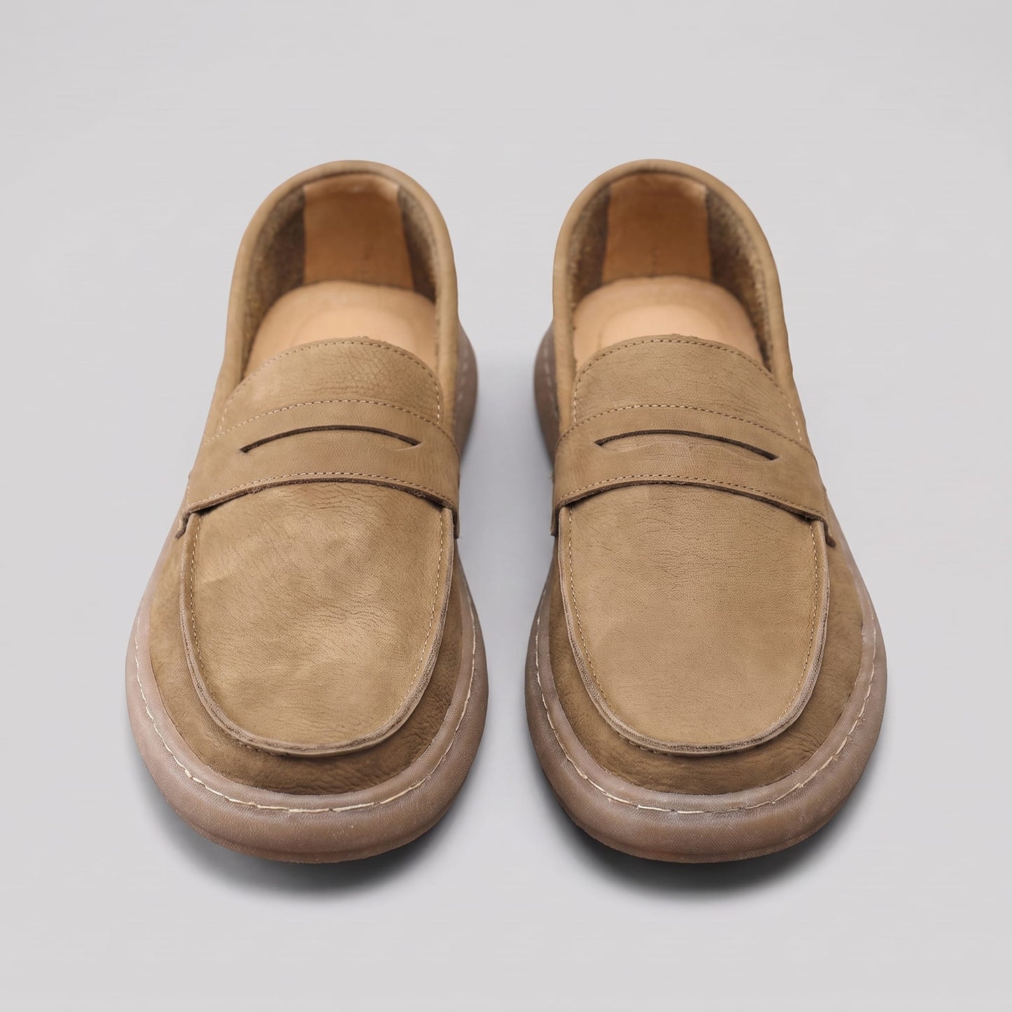 Roberts Distressed Penny Loafers_19