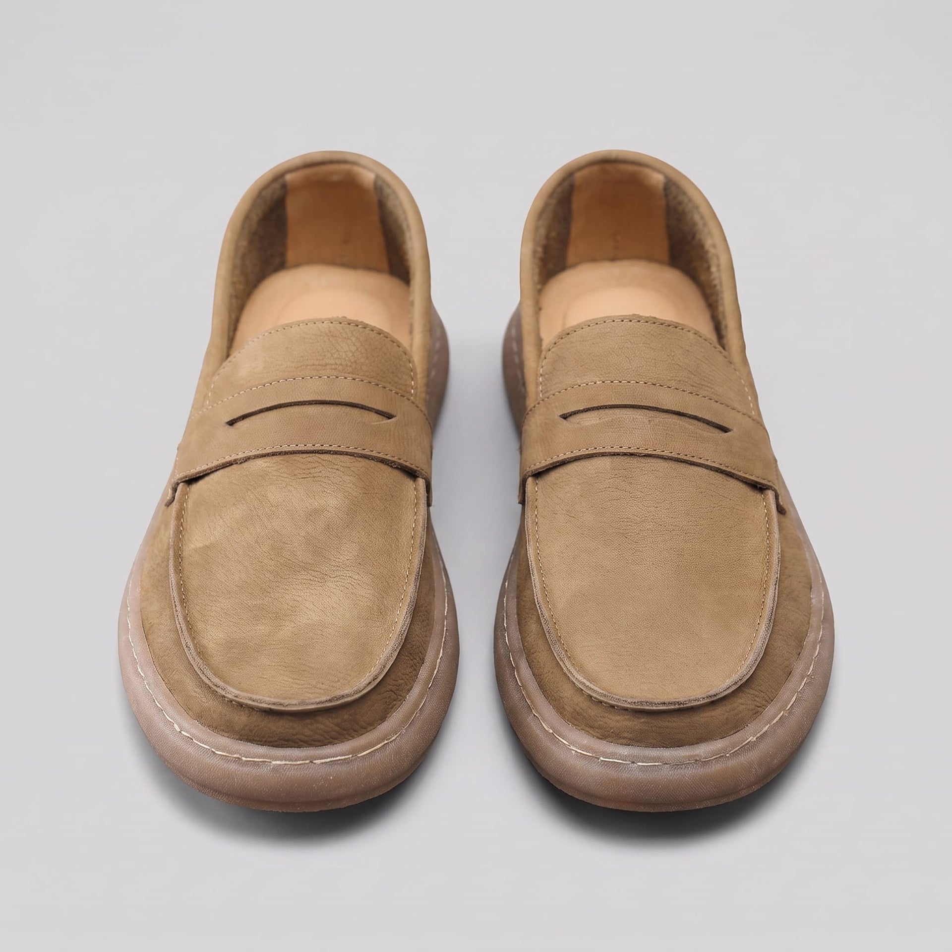Roberts Distressed Penny Loafers