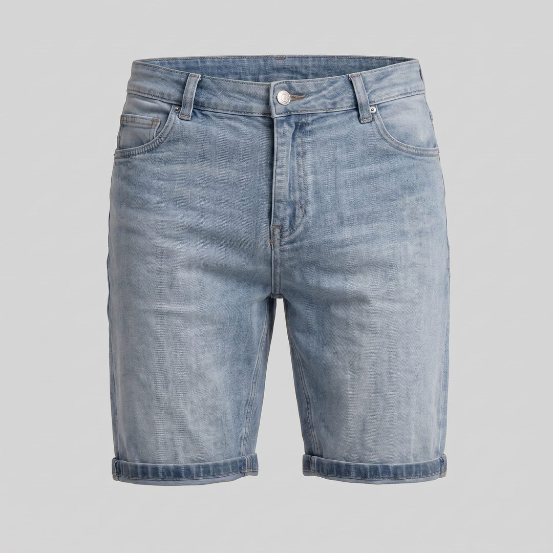 Glenn Vintage Wash Denim Shorts