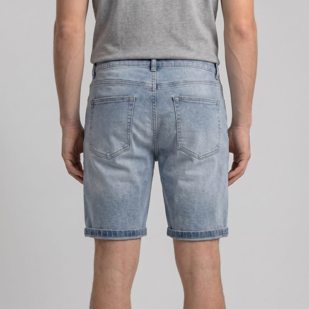 Glenn Vintage Wash Denim Shorts