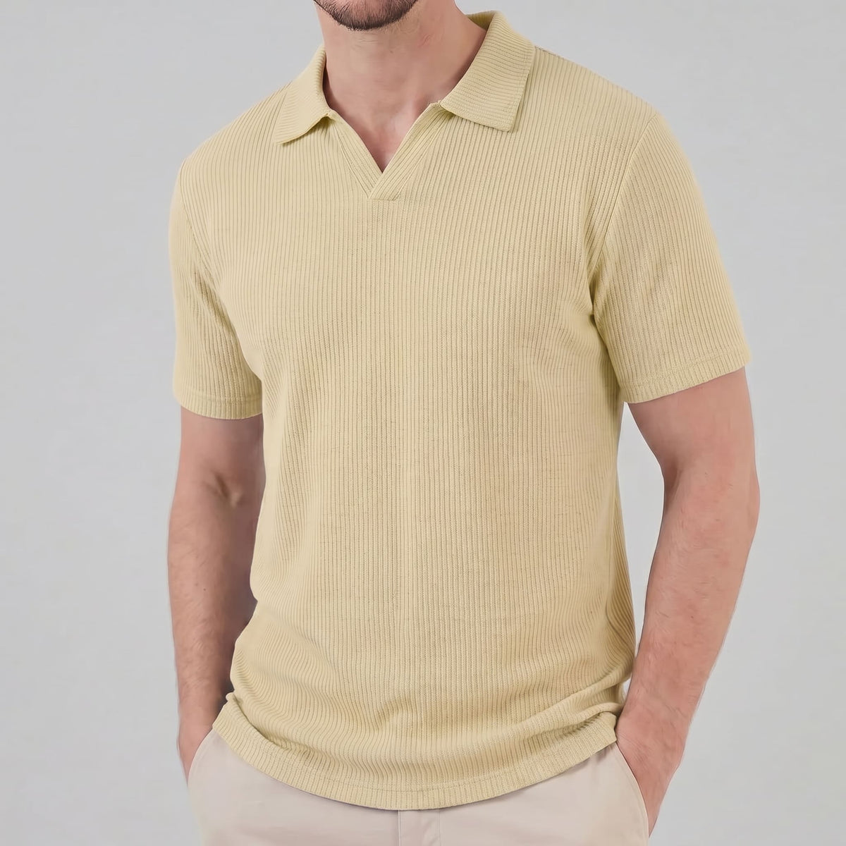 Archer Open Collar Ribbed Polo_14