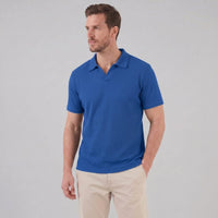 Archer Open Collar Ribbed Polo
