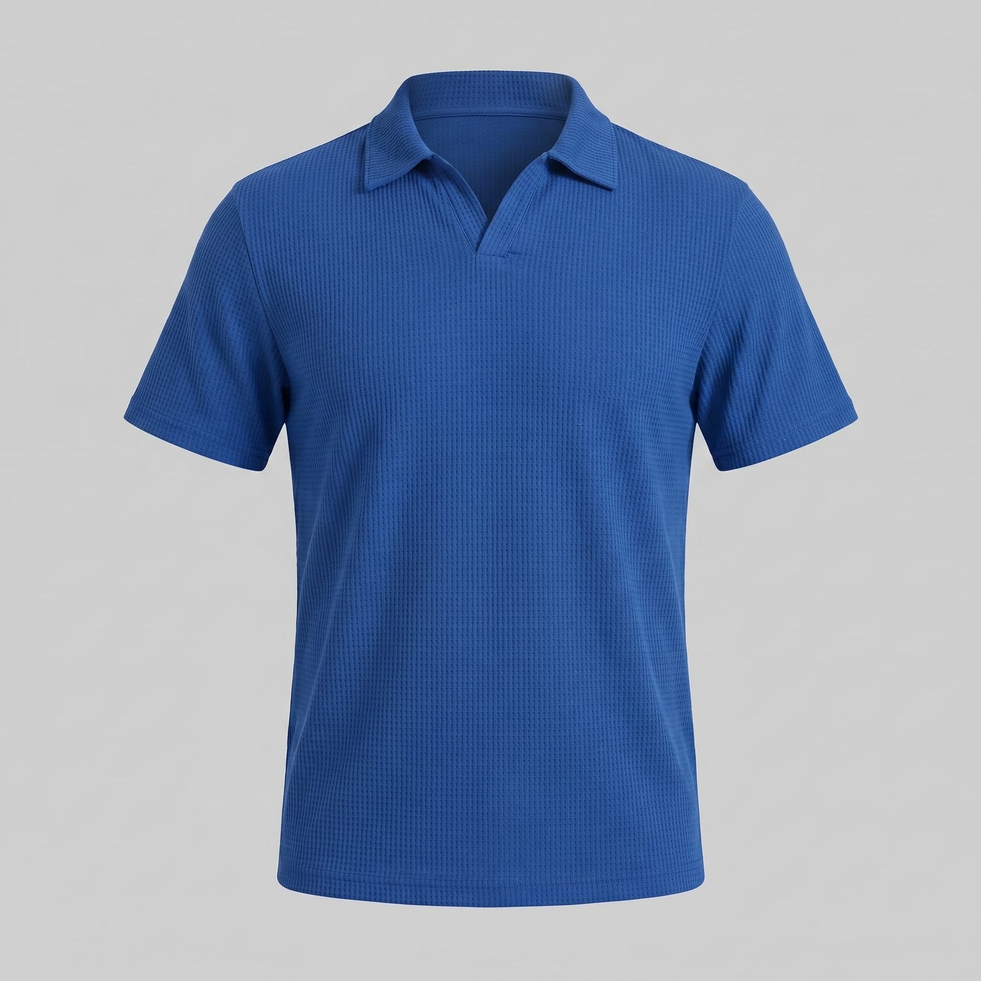 Archer Open Collar Ribbed Polo