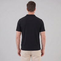 Archer Open Collar Ribbed Polo