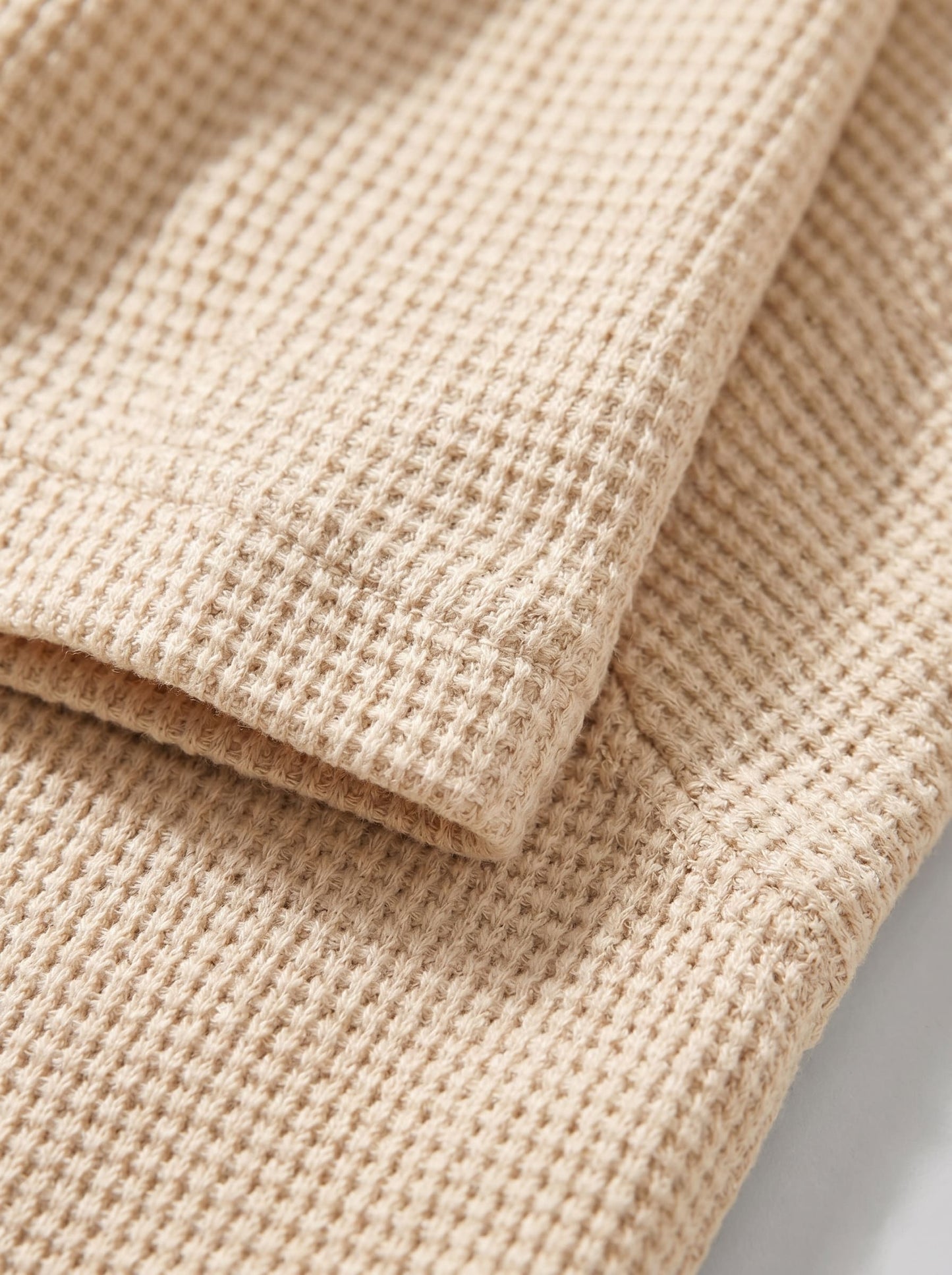 Dylan Waffle Knit Polo and Shorts Set_10