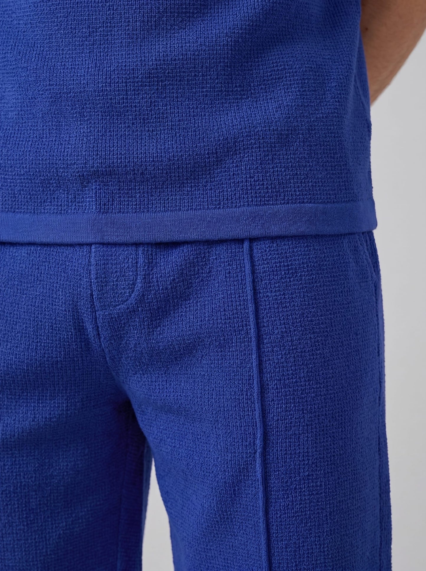 Dylan Waffle Knit Polo and Shorts Set_15