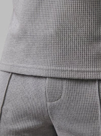 Dylan Waffle Knit Polo and Shorts Set