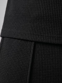Dylan Waffle Knit Polo and Shorts Set