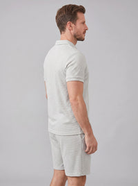 Dylan Waffle Knit Polo and Shorts Set