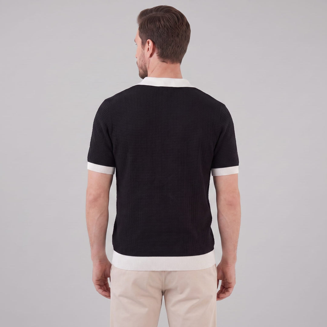 Bellamy Contrast Trim Knit Polo