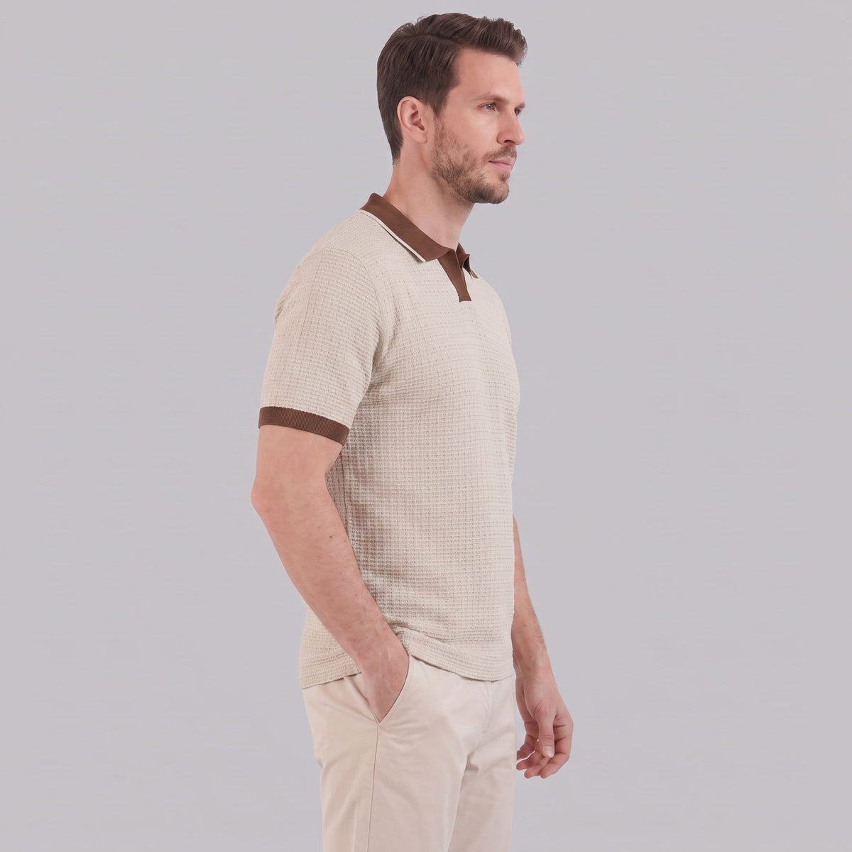 Bellamy Contrast Trim Knit Polo