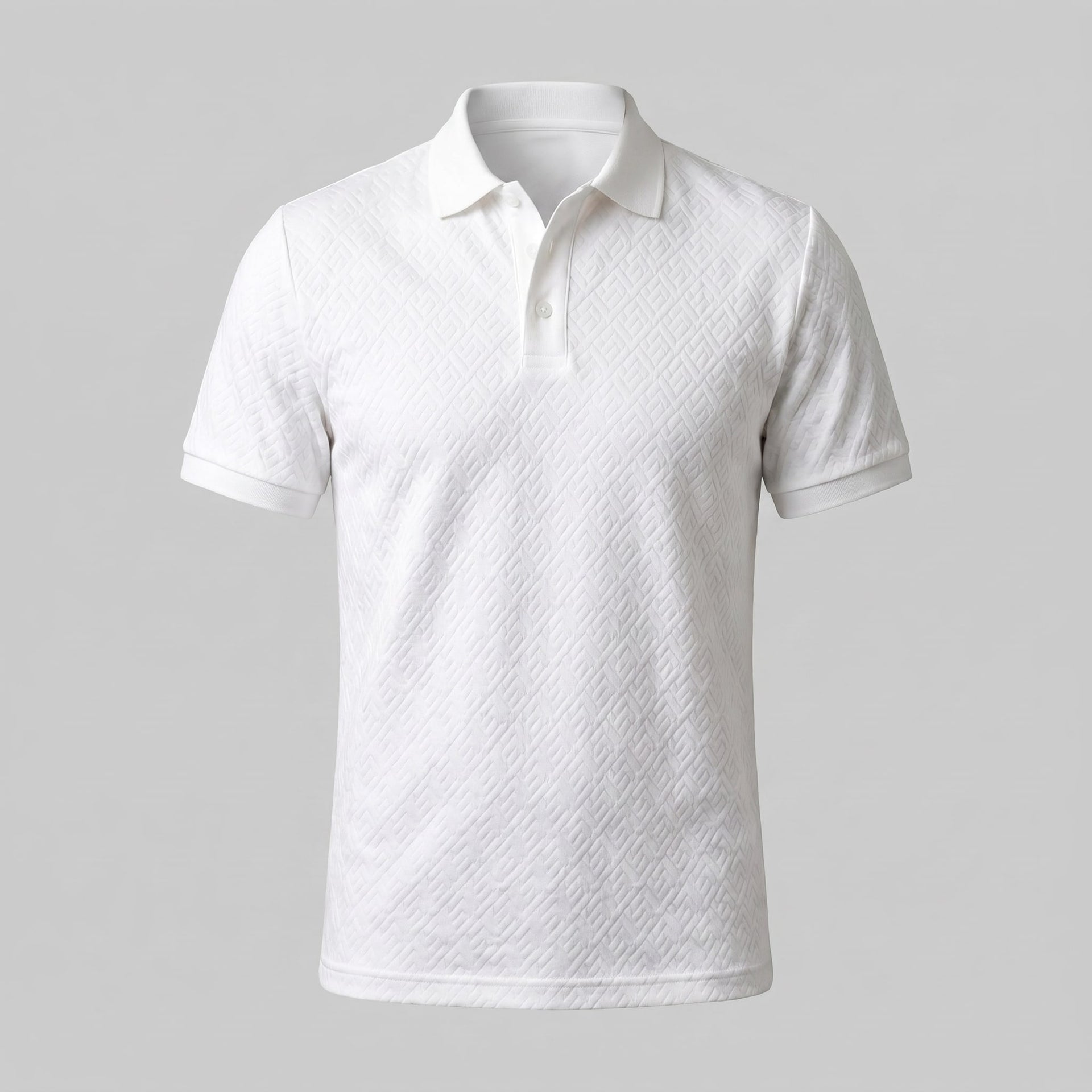 Benson Textured Knit Polo Shirt